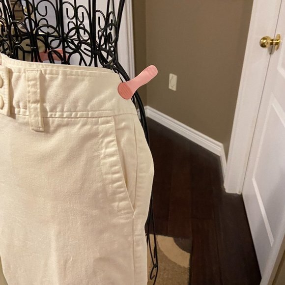 ๐ 3 for $45 Crisp White Cotton Pants! 32" inseam!! Joe Fresh Size 8 TALL EUC - Picture 4 of 14